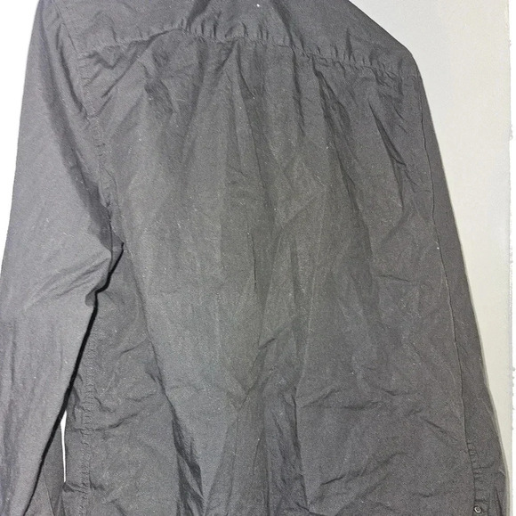 H & M Mens Regulat Fit Long Sleeve Black Dress Shirt Size S - Picture 5 of 14
